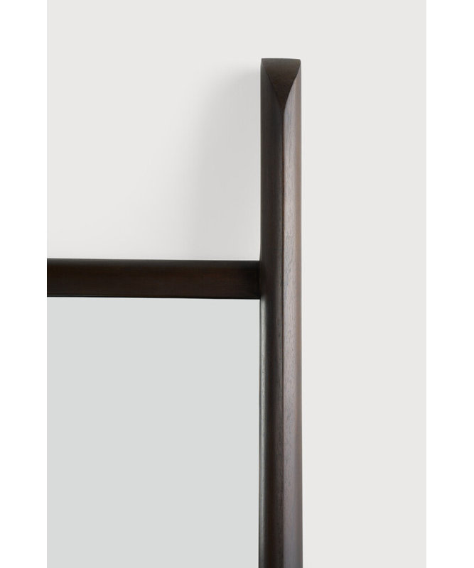 Polished Imperfect Mirror, 75" x 22", Black