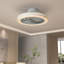 Bubik Ceiling Fan with LED Lights