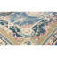 Hand-Knotted High-Quality Blue and Gold Area Rug