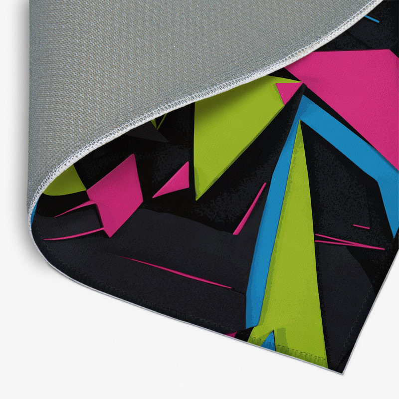 Tapis intérieur et extérieur Lightwave Grid, Rectangle 1 pi 6 po x 2 pi 6 po