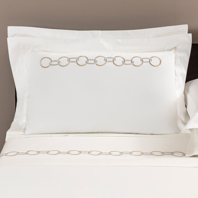 Links Sham, Standard Sham, Savage Beige/Gray