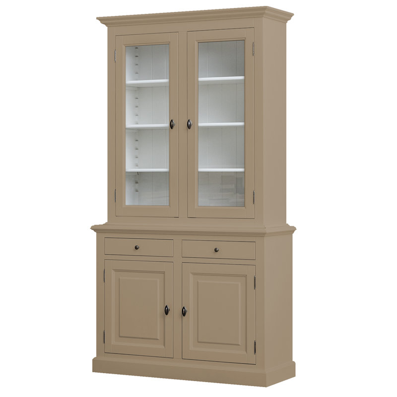 Ava-Kate Display Cabinet, Grey Beige