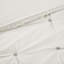Édredon double / grand en coton blanc - 3 pièces avec broderie élastique, rembourrage, fermeture à glissière cachée pour maintenir la douceur et la qualité, broderie à 2 taies-122457681
