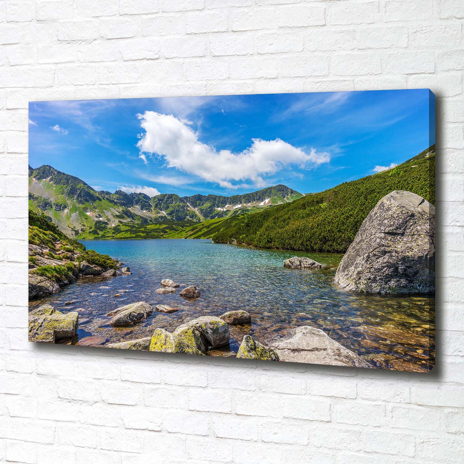 Union Rustic Valley of the Tatra Mountains - Wrapped Canvas Art Prints ...