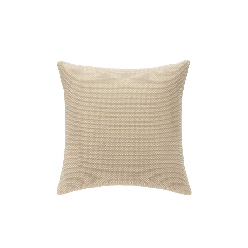 Outdoor Living Pillow Cover, Sandy Beige, Square 20", Polyester