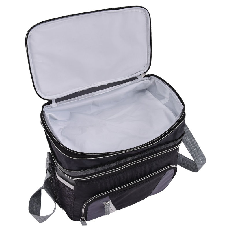 Large Double-Layer Ice Pack Lunch Picnic Cooler