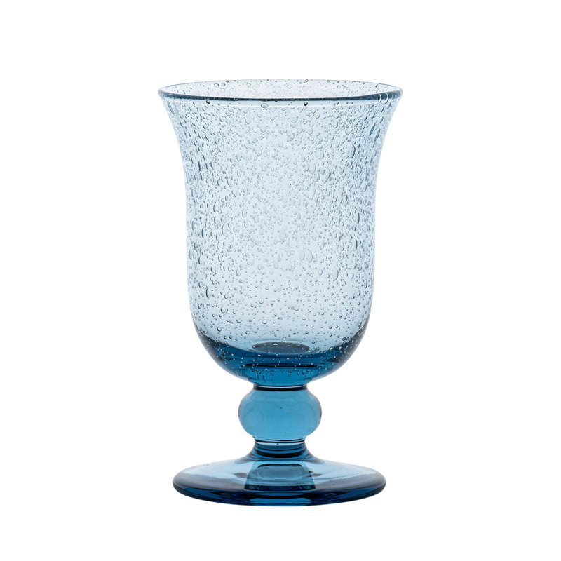 Provence Glass Goblet, Chambray