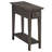 Solid + Manufactured Wood Narrow Chairside Table-301589550