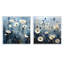 Wildflowers Wander Meadows II - ensemble de 2 fleurs sauvages carrées-333957902-333957903