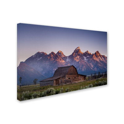 Leeth 'Coming Sun' Photographic Print on Wrapped Canvas