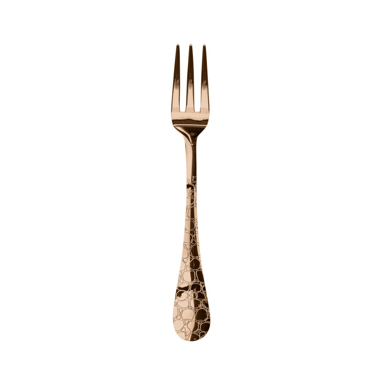 Coccodrillo Serving Fork - 48 Pieces, Bronzo
