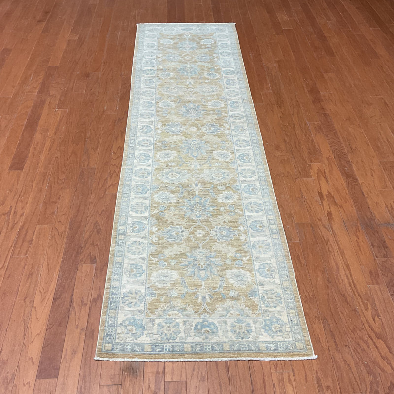  Handmade Oushak Wool Runner