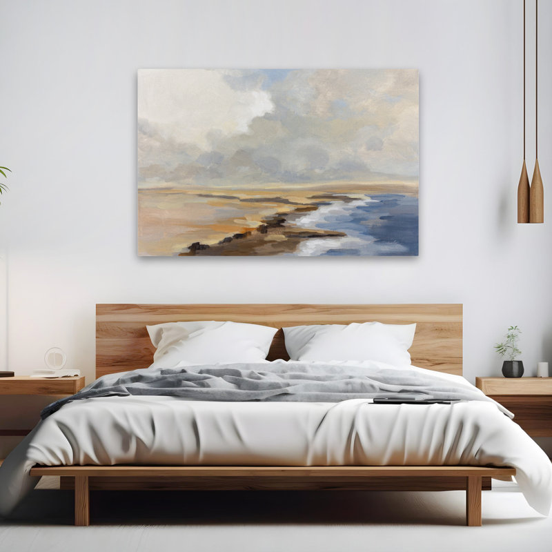 Silver Cloud - Beach Black Blue Brown, 60" H x 40" W