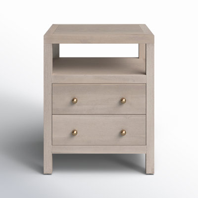 Celine 21" Acacia Nightstand