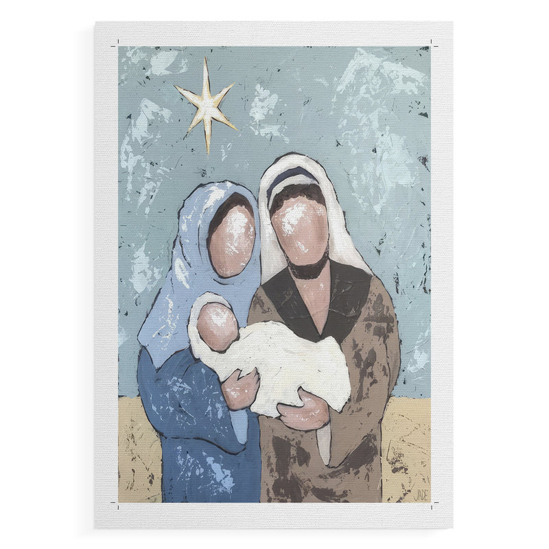 A Silent Night I - Impression sur toile seulement - NON-CADRE, H 36 po x l 24 po