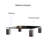 Simple square transparent glass coffee table-103286070