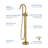 Circular Single Handle Tub Faucet-116826457
