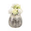 Vase décoratif en faïence fait à la main - pièce décorative en céramique texturée pour arrangements floraux et décoration intérieure - Présentoir de table élégant et durable-1172473440