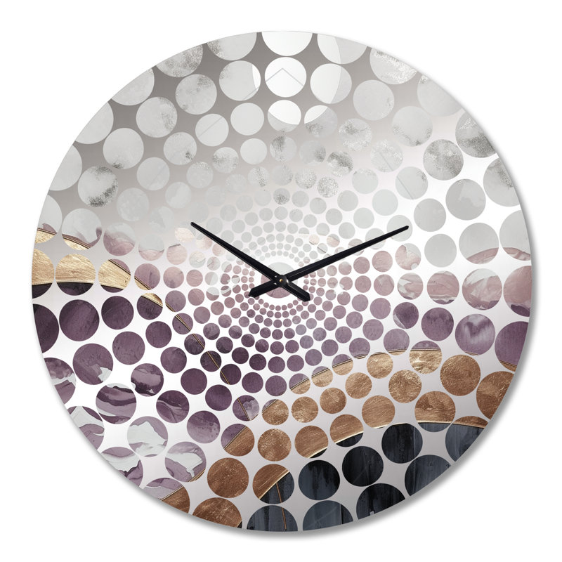 Jasandra - Horloge murale abstraite en marbre, Très grand