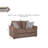 Upholstered 56'' Loveseat