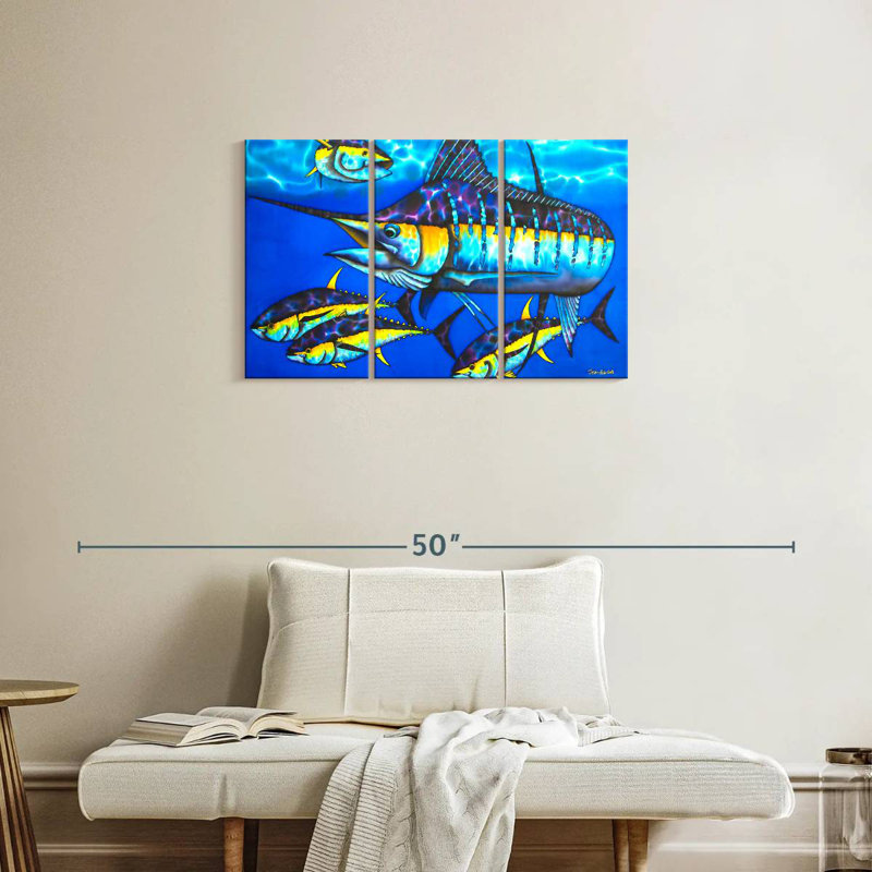 Brampt Majestic Blue, 20" H x 33" W