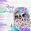 Dakota Fields Sheena Pike, galerie d'art sur toile tendue, «Boho Owl Stay Wild»-644207038