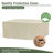 70Inch Concrete Large Fire Pit Table