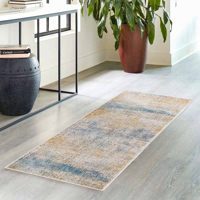 Ainars Ombre Indoor Rug, Runner 2' x 6'