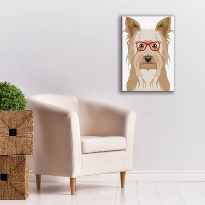 «Yorkshire Terrier portant des lunettes de hipster» par les affiliés Furbaby