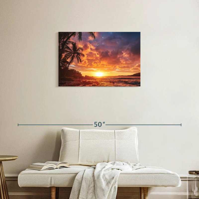 Gillard Kealakekua Bay au coucher du soleil, H 20 po x l 30 po