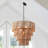 Aleris 5 - Light Shaded Tiered Rattan Pendant-1900706303