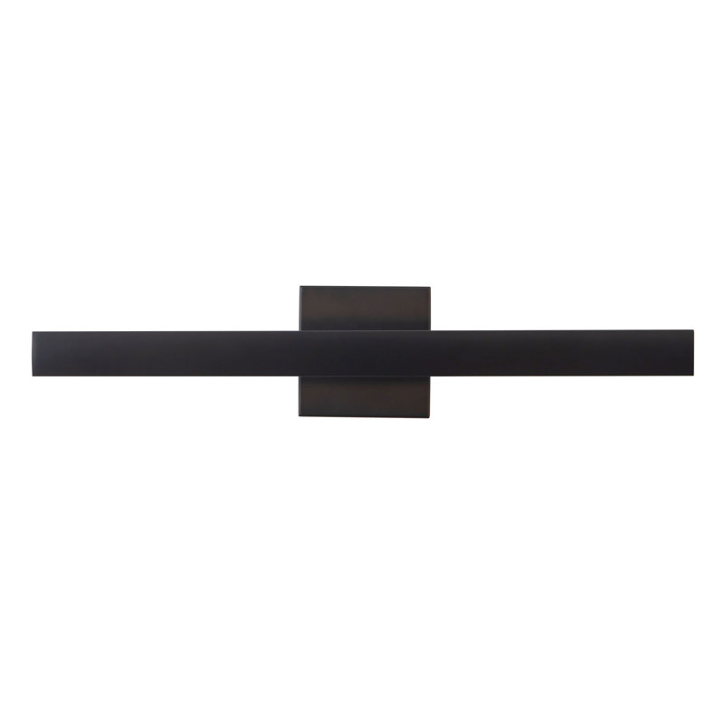 Tila 23-in Black dimmable LED Bathroom Vanity Light