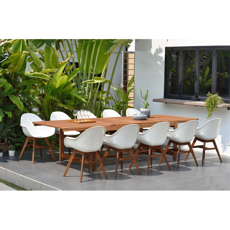Ensemble repas 11 pièces Anautica, Naturel