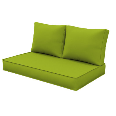 3-Piece Outdoor 5" Replacement Cushion Set Seat/Back Cushion，Only cushions