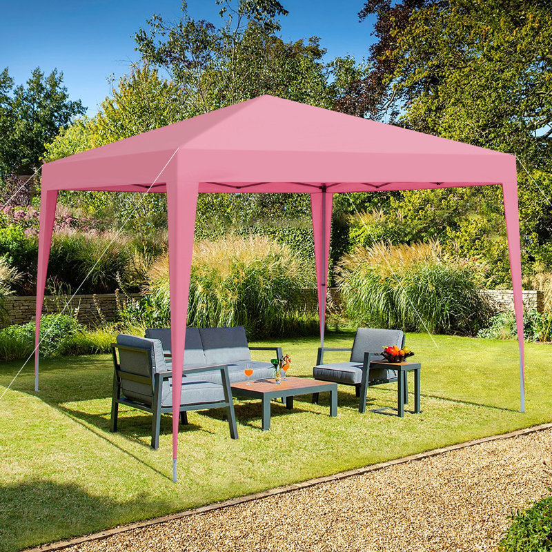 Paroi extérieure pour tente de pavillon de jardin escamotable 10X 10Ft, Rose