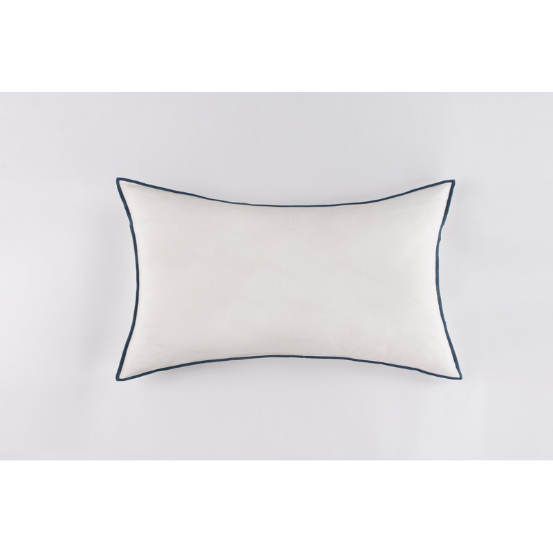 Teller Cotton Blend Sham - Standard, Standard, Steel Blue