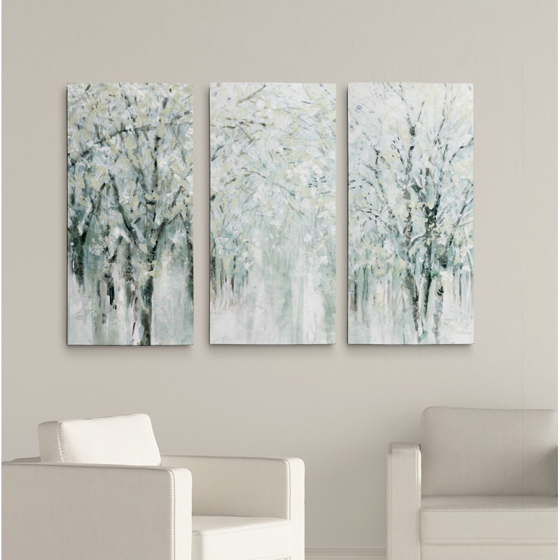 « winter brume », reproduction d’image multi-pièces sur toile, H 32 po x l 48 po x P 1,5 po
