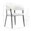 Chaise rembourrée en cuir Belle Modern-860196547