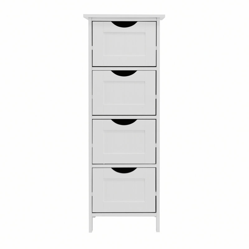 Wooden Frame Cabinet, Bathroom Storage Cabinet, Freestanding Cabinet With Drawers