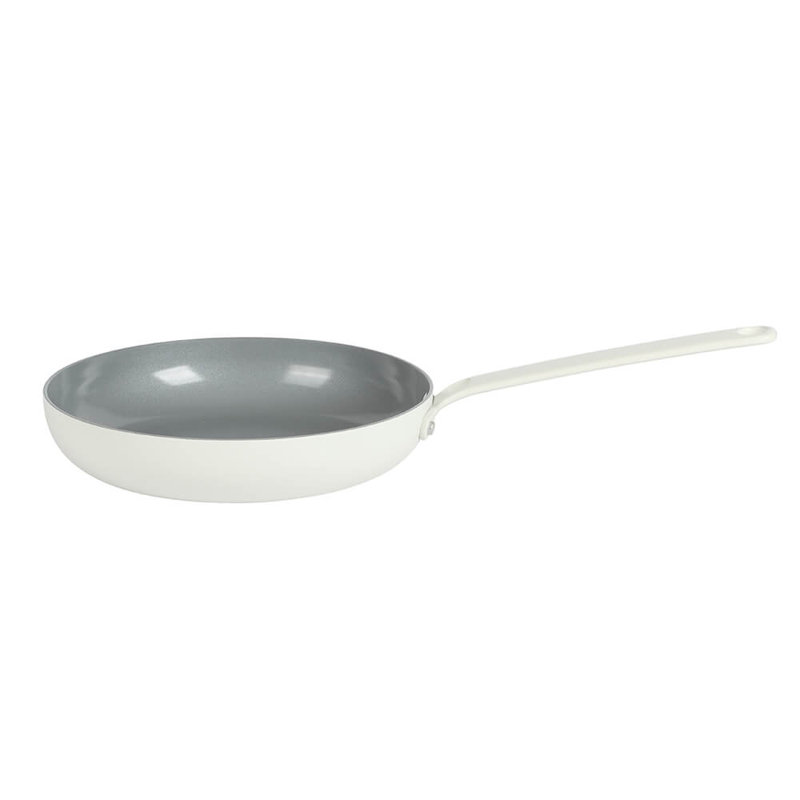 Martha Stewart Emmeline 12-Piece Nonstick PFA-Free Ceramic Enamel Aluminum Cookware Set, White