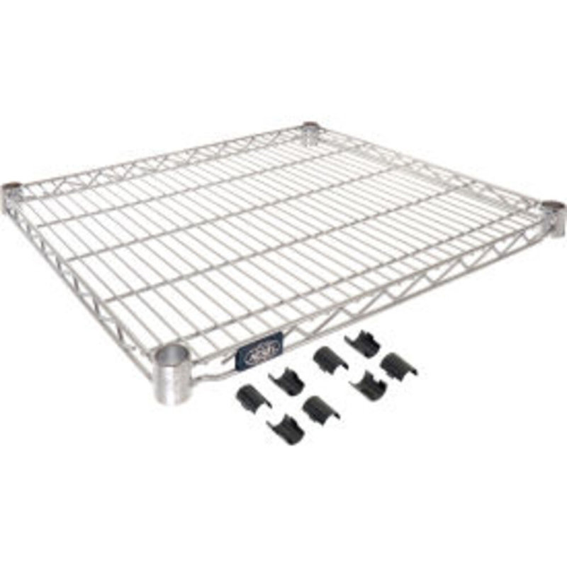Tablette à fil standard, H 1,75 po x l 24 po x P 21 po