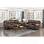 Causeuse de salon en peluche de conception moderne moelleuse en microfibre brune