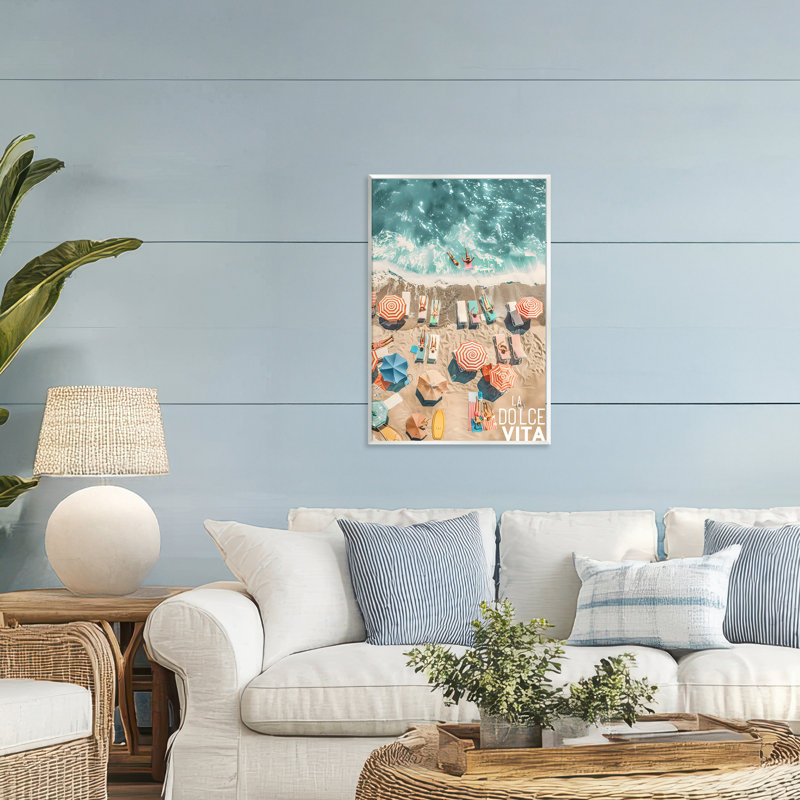 Plaque murale La Dolce Vita, par LSR Design Studio, H 19 po x l 13 po