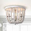 Plafonnier encastré blanc antique de style bohémien 14 pouces Dawid