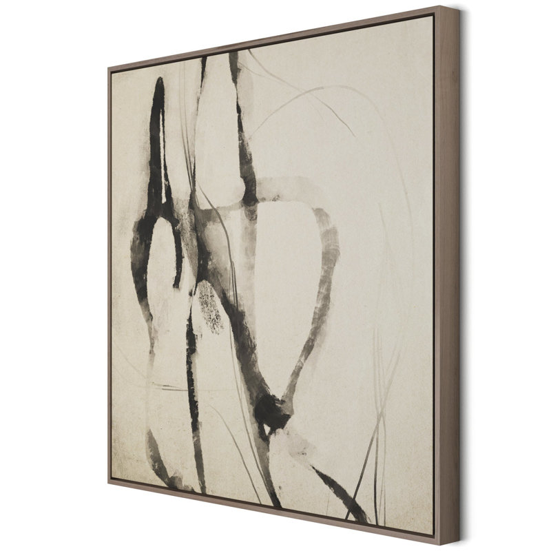 Styled Painting by Dan Hobday, 48" H x 48" W, Brown