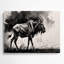Faune, art mural beige en métal Hartebeest-1223417559