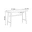 Bureau d'écriture simple en chêne durable et simple-289664575