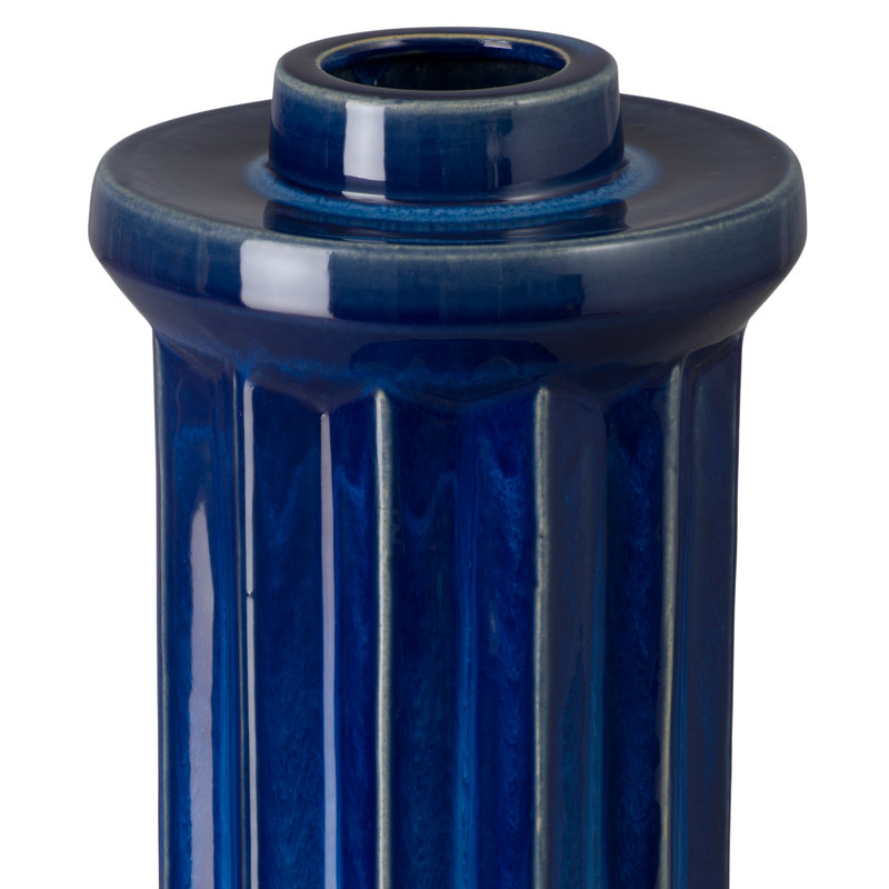 Vase de plancher en céramique Hitas, Bleu