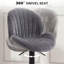 Swivel Upholstered Adjustable Height Counter Stool