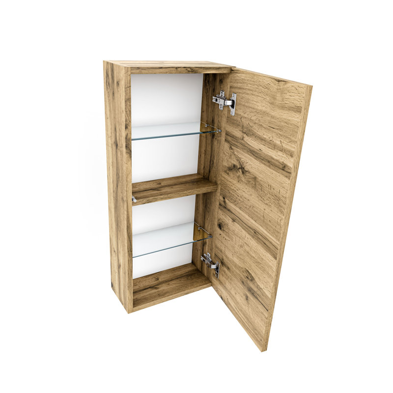 Dorcinvil Wall Bathroom Cabinet,  Honey Oak